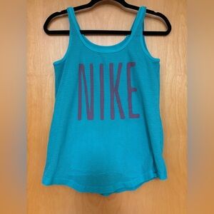 Nike Turquoise Mesh Athletic Top